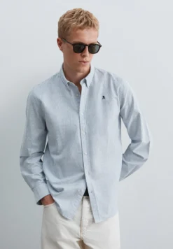 CAMISA OXFORD DE RAYAS