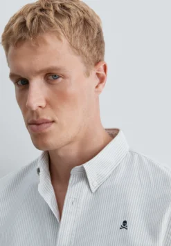 CAMISA OXFORD DE RAYAS