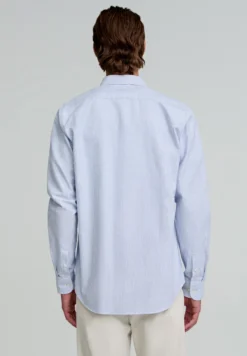 CAMISA OXFORD DE RAYAS CALAVERA