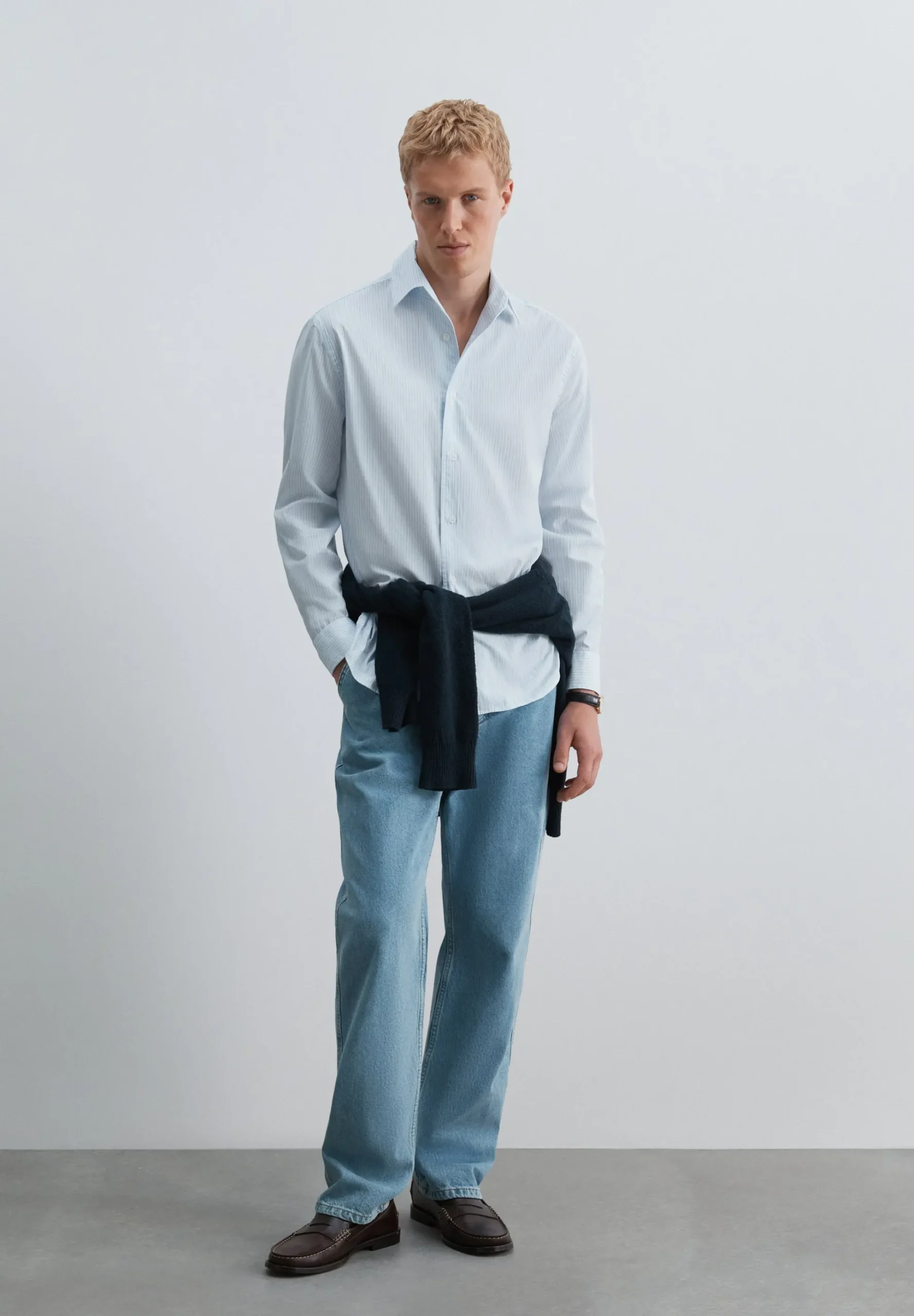 CAMISA POPELÍN DE ALGODÓN LIGERO