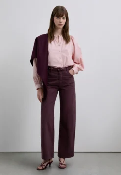 CAMISA POPELÍN MANGA ABULLONADA