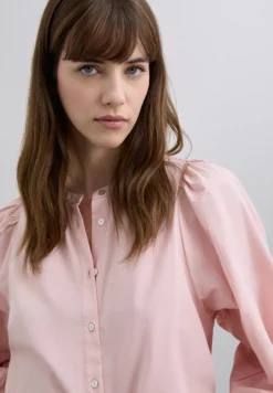 CAMISA POPELÍN MANGA ABULLONADA