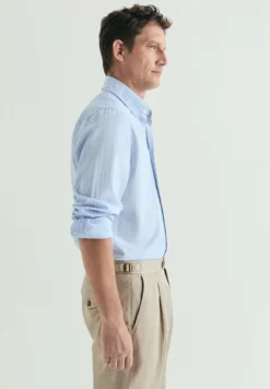 CAMISA RAYAS ALGODÓN REGULAR FIT