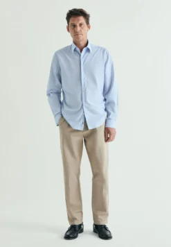 CAMISA RAYAS ALGODÓN REGULAR FIT