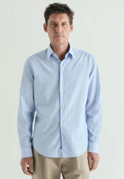 CAMISA RAYAS ALGODÓN REGULAR FIT