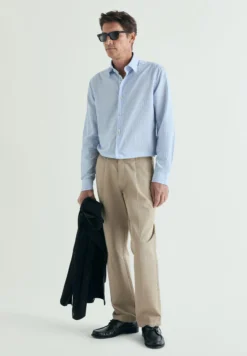 CAMISA RAYAS ALGODÓN REGULAR FIT