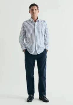 CAMISA RAYAS ALGODÓN REGULAR FIT