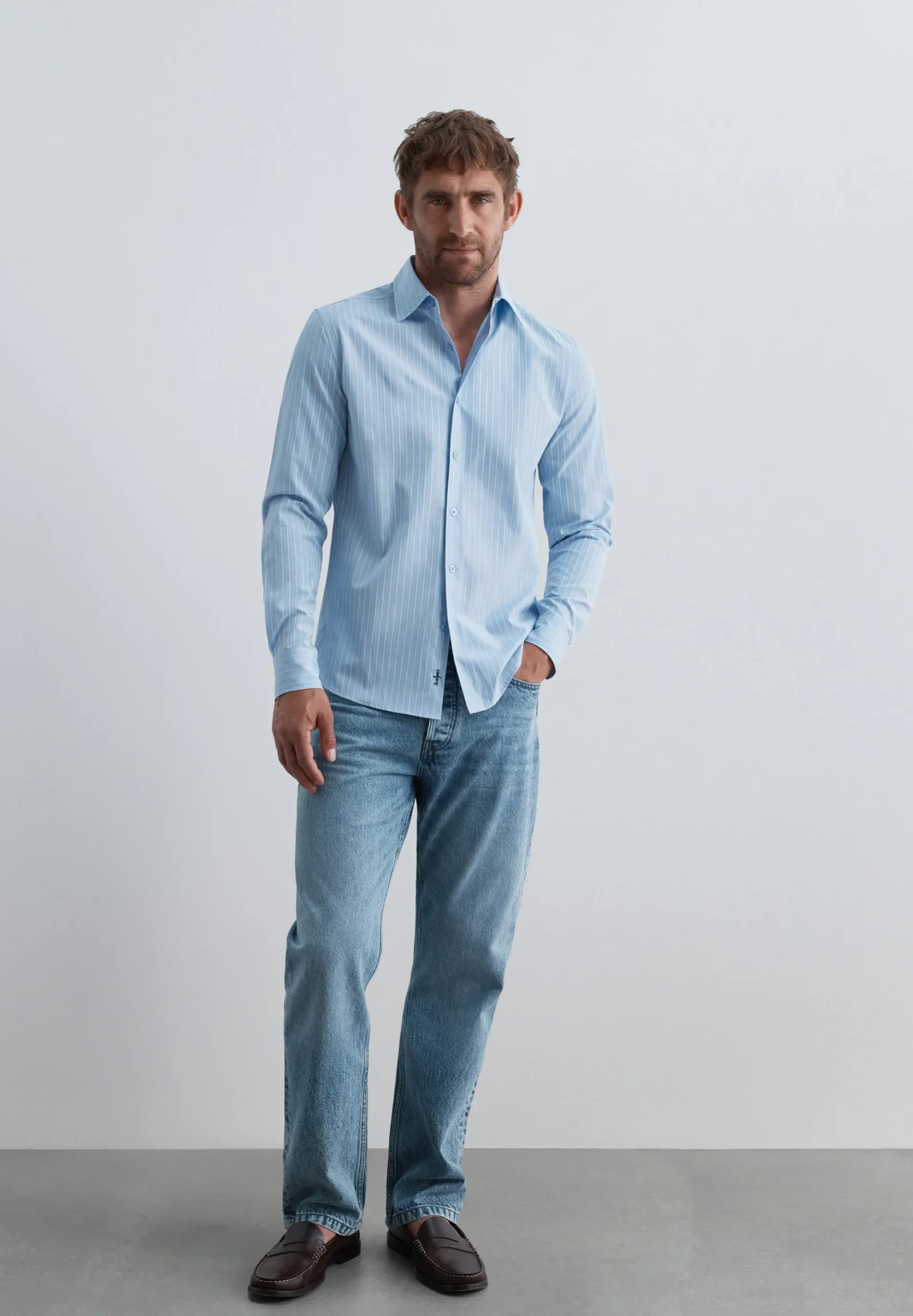 CAMISA RAYAS CONTRASTE
