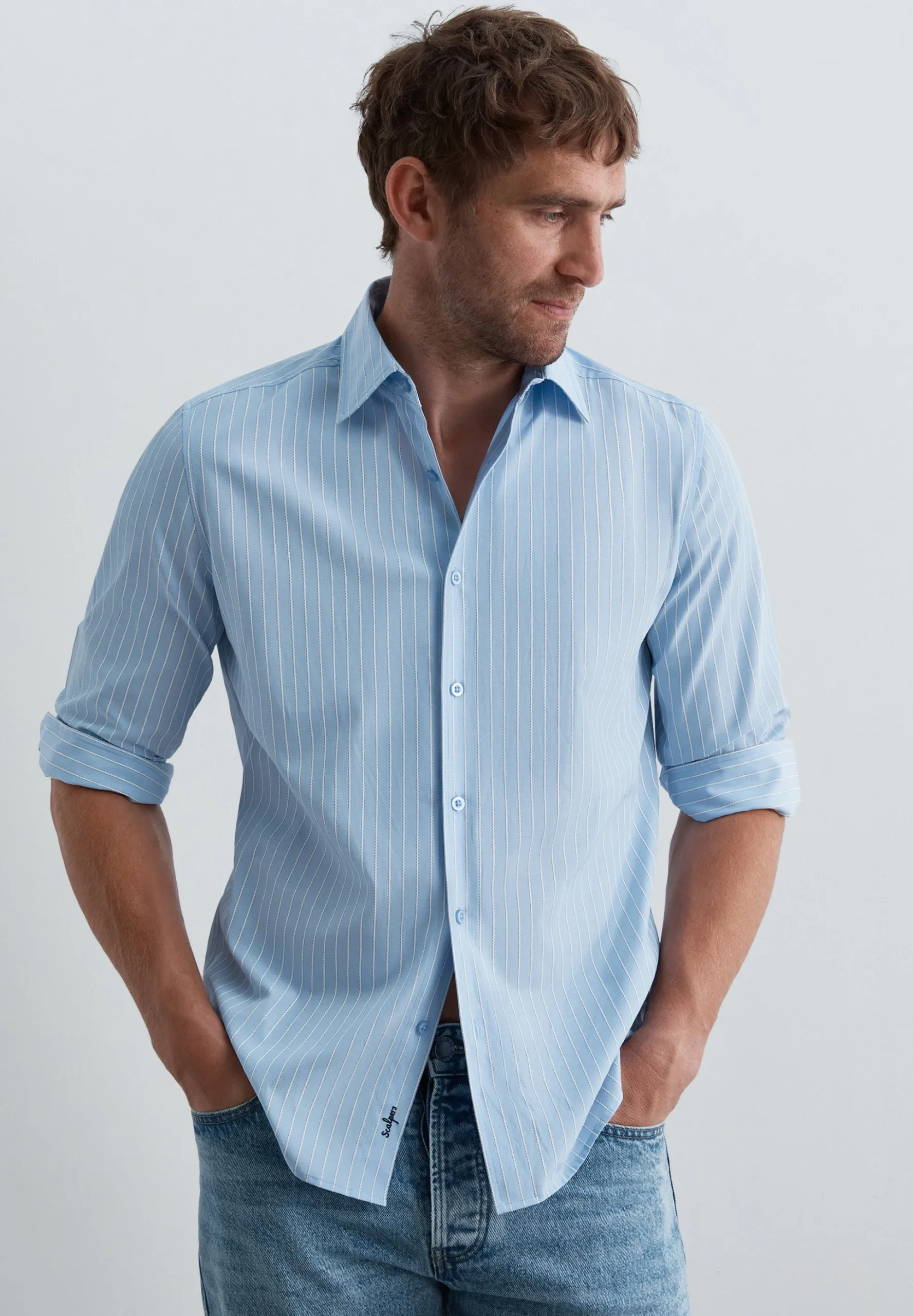 CAMISA RAYAS CONTRASTE