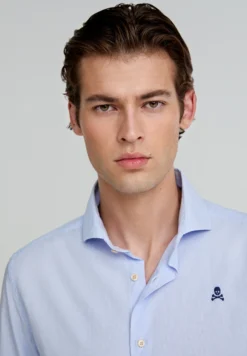CAMISA VESTIR CUADROS CALAVERA CONTRASTE
