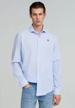 CAMISA VESTIR RAYAS CALAVERA CONTRASTE