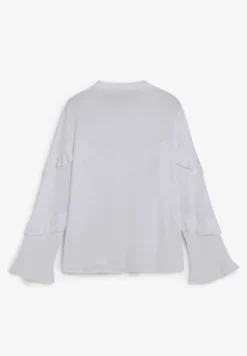 CAMISA VOLANTES CUELLO MAO