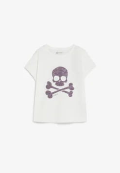 CAMISETA CALAVERA ANIMAL PRINT