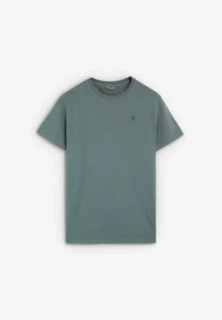 CAMISETA CALAVERA BORDADA A TONO