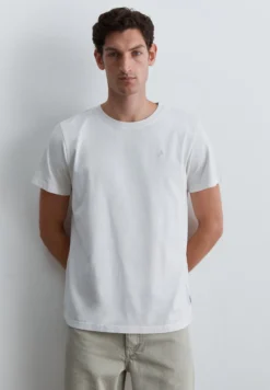 CAMISETA CALAVERA BORDADA A TONO