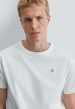 CAMISETA CALAVERA CONTRASTE