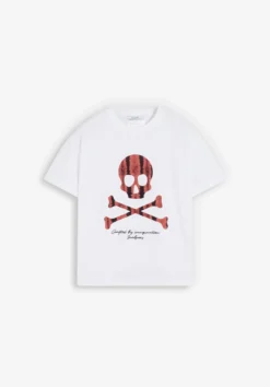 CAMISETA CALAVERA ESTAMPADA