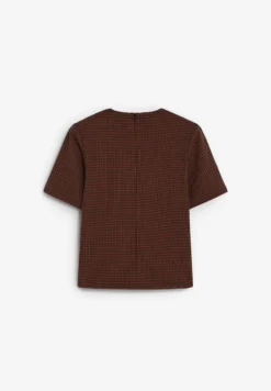 CAMISETA CUADROS DETALLE HOMBROS