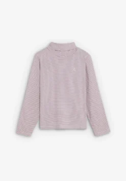 CAMISETA CUELLO ALTO RAYAS