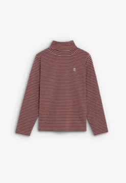 CAMISETA CUELLO ALTO RAYAS