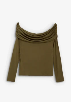 CAMISETA CUELLO DRAPEADO