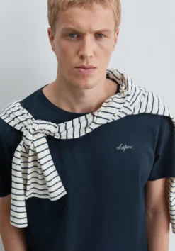 CAMISETA MANGA CORTA LOGO BORDADO