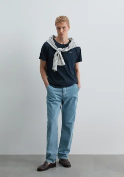 CAMISETA MANGA CORTA LOGO BORDADO