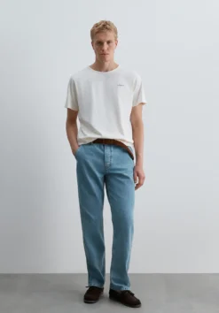 CAMISETA MANGA CORTA LOGO BORDADO