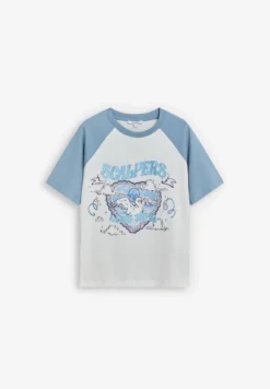 CAMISETA MANGAS CONTRASTE