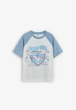 CAMISETA MANGAS CONTRASTE