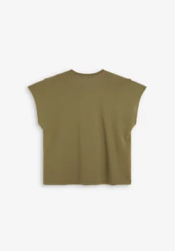 CAMISETA PLIEGUES CON STUDS