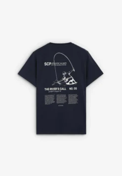 CAMISETA PRINT TRASERO CONTRASTE
