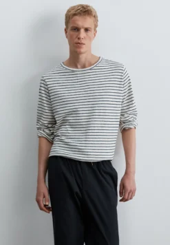 CAMISETA RAYAS ALGODÓN Y LINO