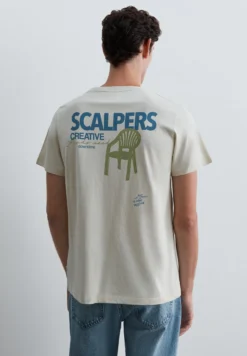 CAMISETA REGULAR FIT PRINT CONTRASTE