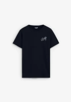 CAMISETA REGULAR FIT PRINT CONTRASTE