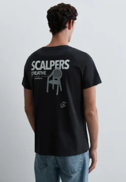 CAMISETA REGULAR FIT PRINT CONTRASTE