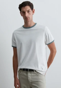 CAMISETA RIB A CONTRASTE