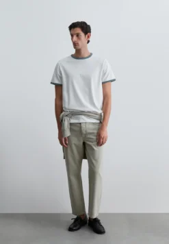CAMISETA RIB A CONTRASTE