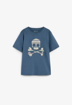 CAMISETA SKULL ESTAMPADO ÉTNICO