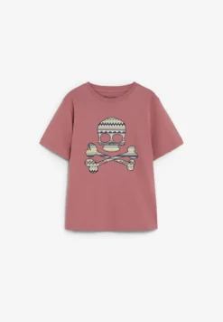 CAMISETA SKULL ESTAMPADO ÉTNICO