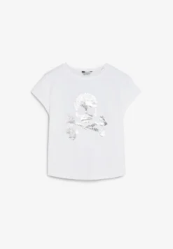 CAMISETA SKULL METALIZADA