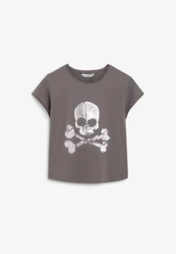 CAMISETA SKULL METALIZADA