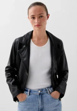 CAZADORA BIKER PIEL