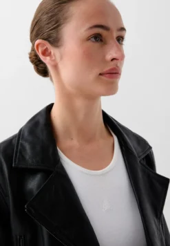 CAZADORA BIKER PIEL