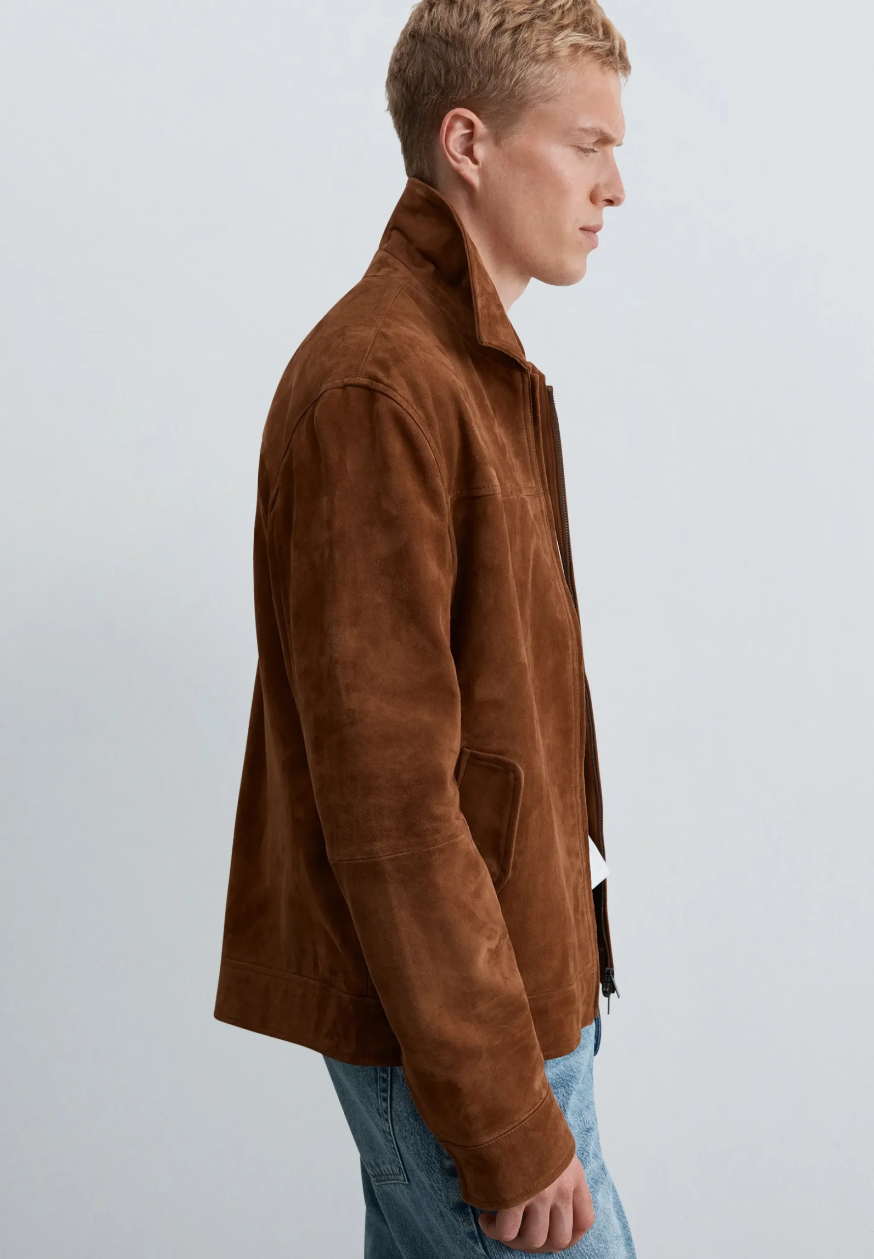 CHAQUETA ANTE BOLSILLOS
