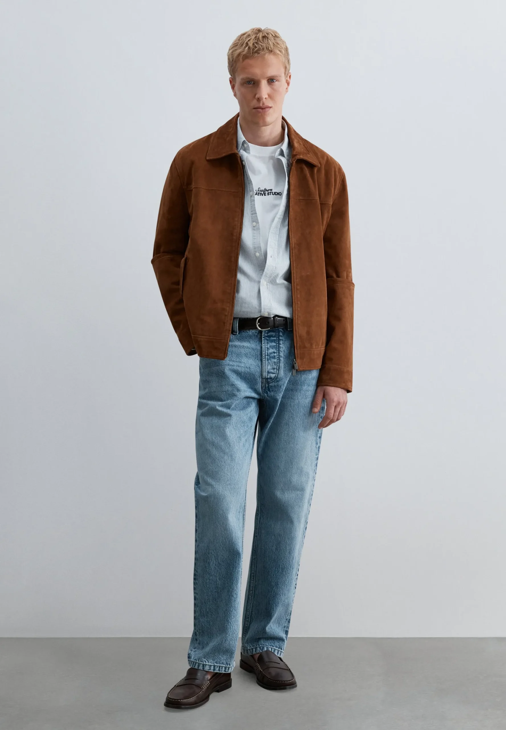 CHAQUETA ANTE BOLSILLOS