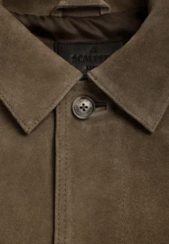 CHAQUETA ANTE CON BOLSILLOS