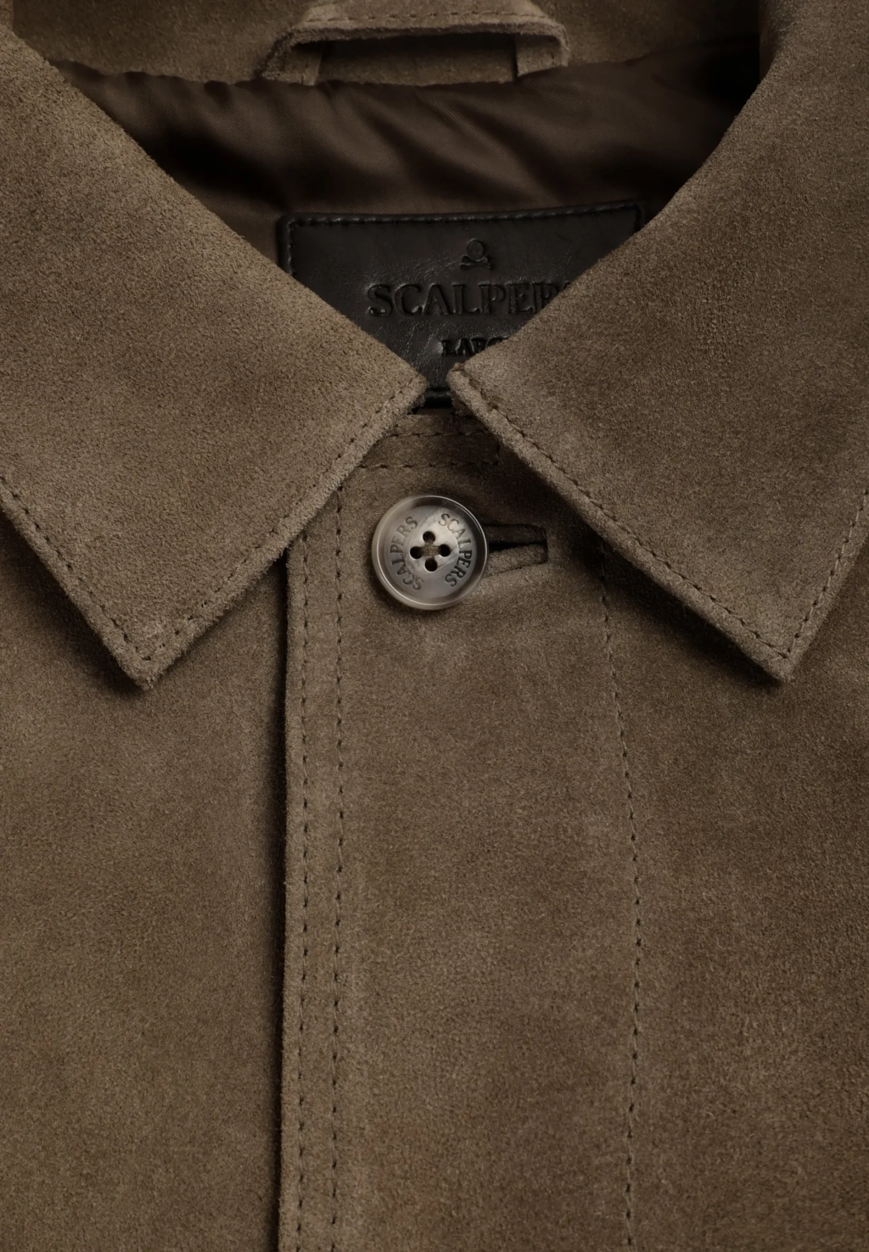 CHAQUETA ANTE CON BOLSILLOS