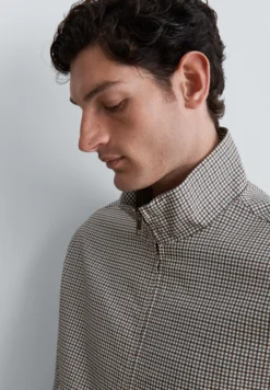 CHAQUETA BOMBER ESTAMPADO MICROCUADRO