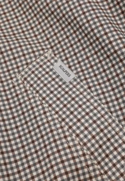 CHAQUETA BOMBER ESTAMPADO MICROCUADRO